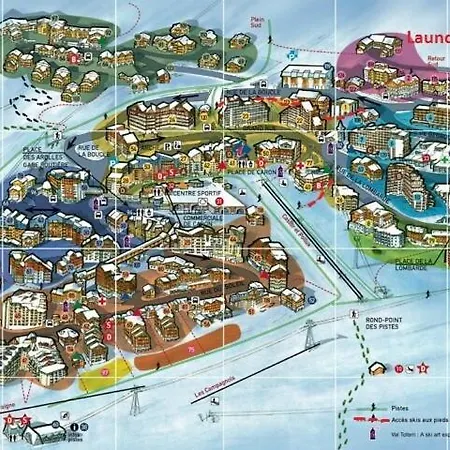 Appartement Serac - Location: En De La Station Mae-9049 Val Thorens
